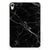 Apple iPad mini 6 (2021) Tablet Back Cover Marmer Zwart achterkant ontwerp