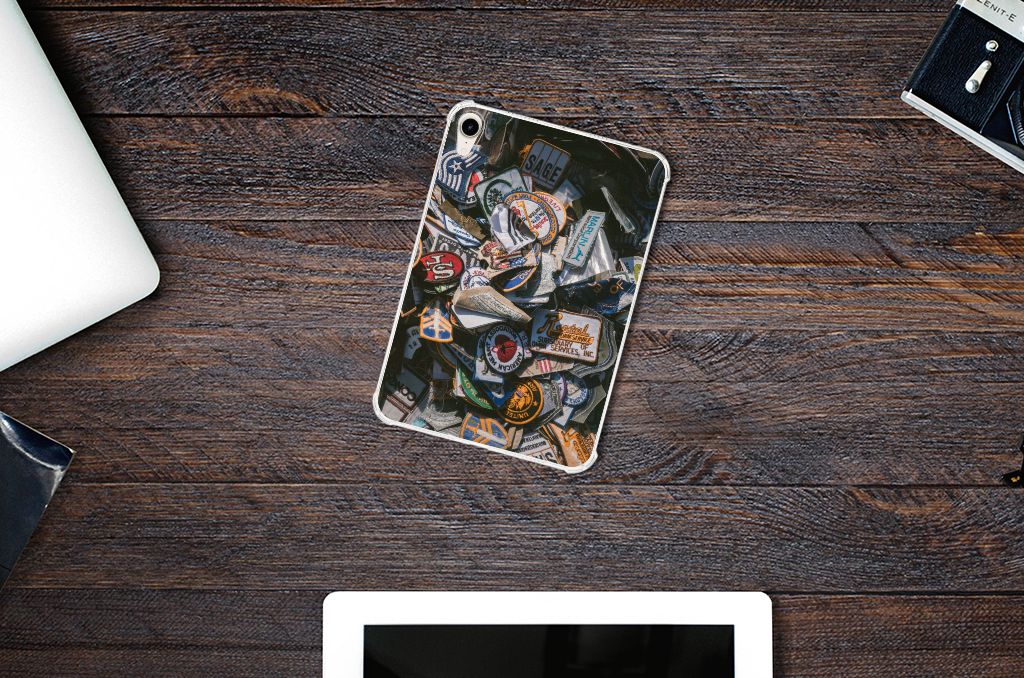 Apple iPad mini 6 (2021) Tablet Backcover met foto Badges - B2C Telecom