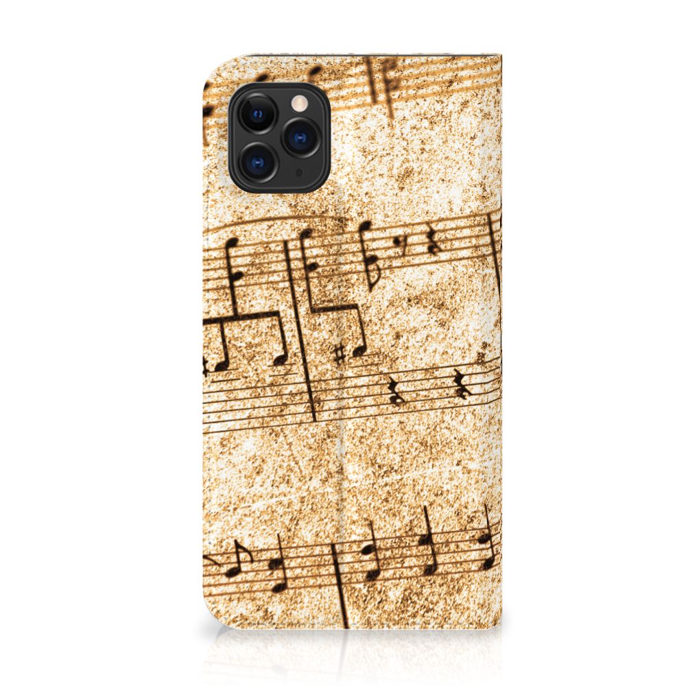 Apple iPhone 11 Pro Max Stand Case Bladmuziek