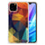 Apple iPhone 11 Pro Shockproof Case Polygon Color achterzijde zijkant