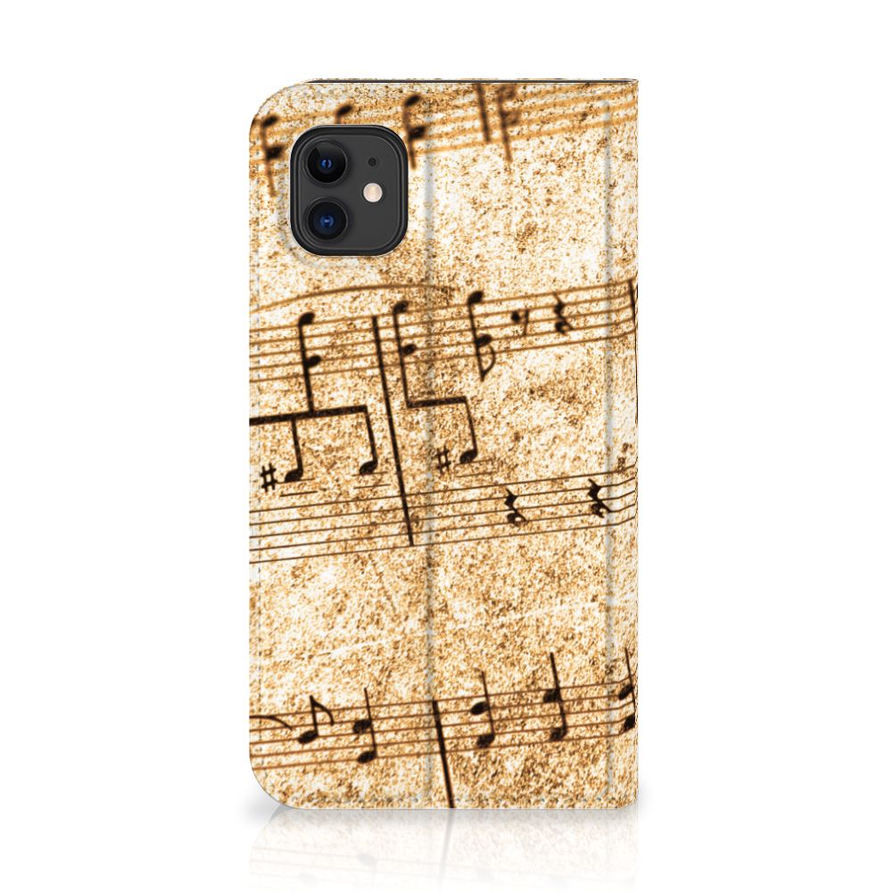 Apple iPhone 11 Stand Case Bladmuziek