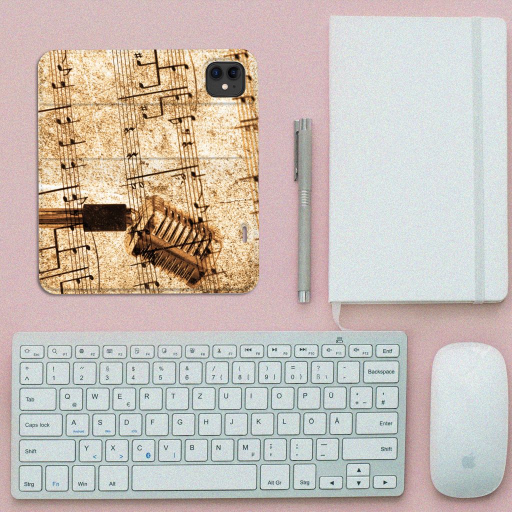 Apple iPhone 11 Stand Case Bladmuziek