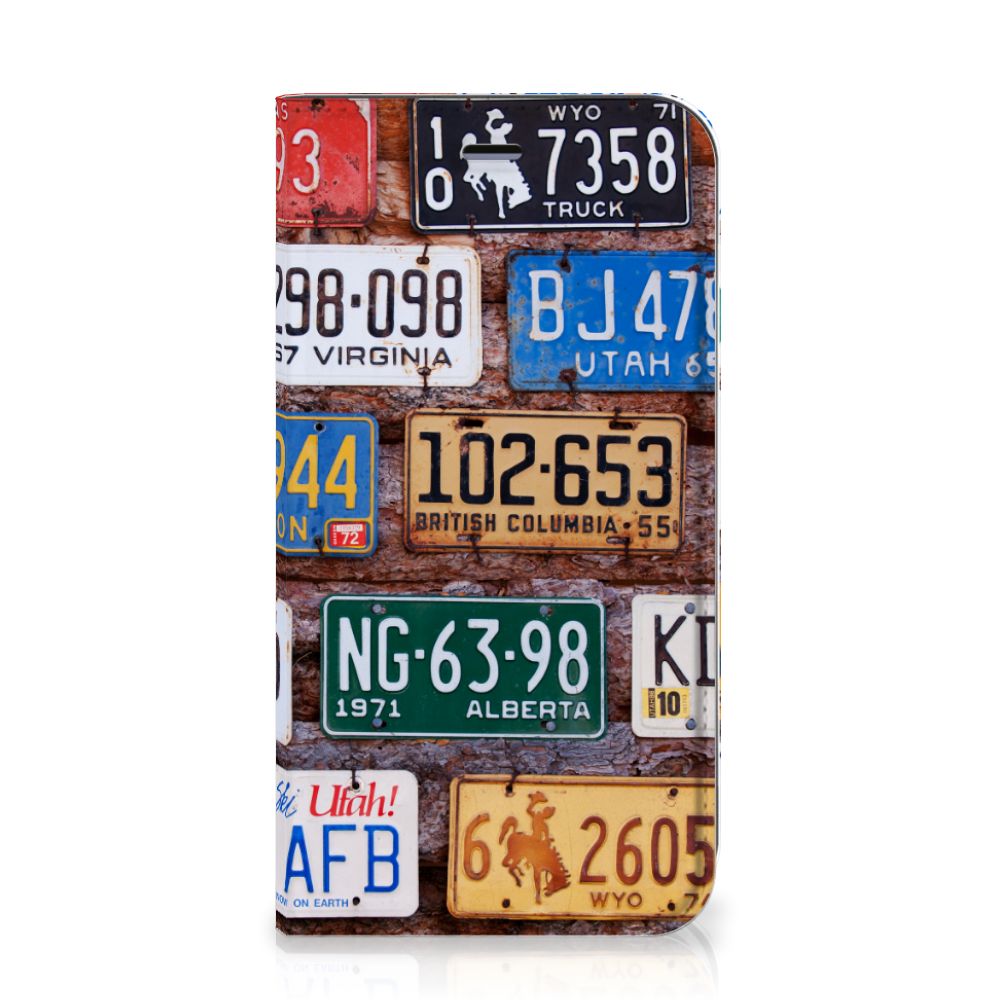 Apple iPhone 11 Stand Case Kentekenplaten amerikaanse kentekenplaten ontwerp aanzicht