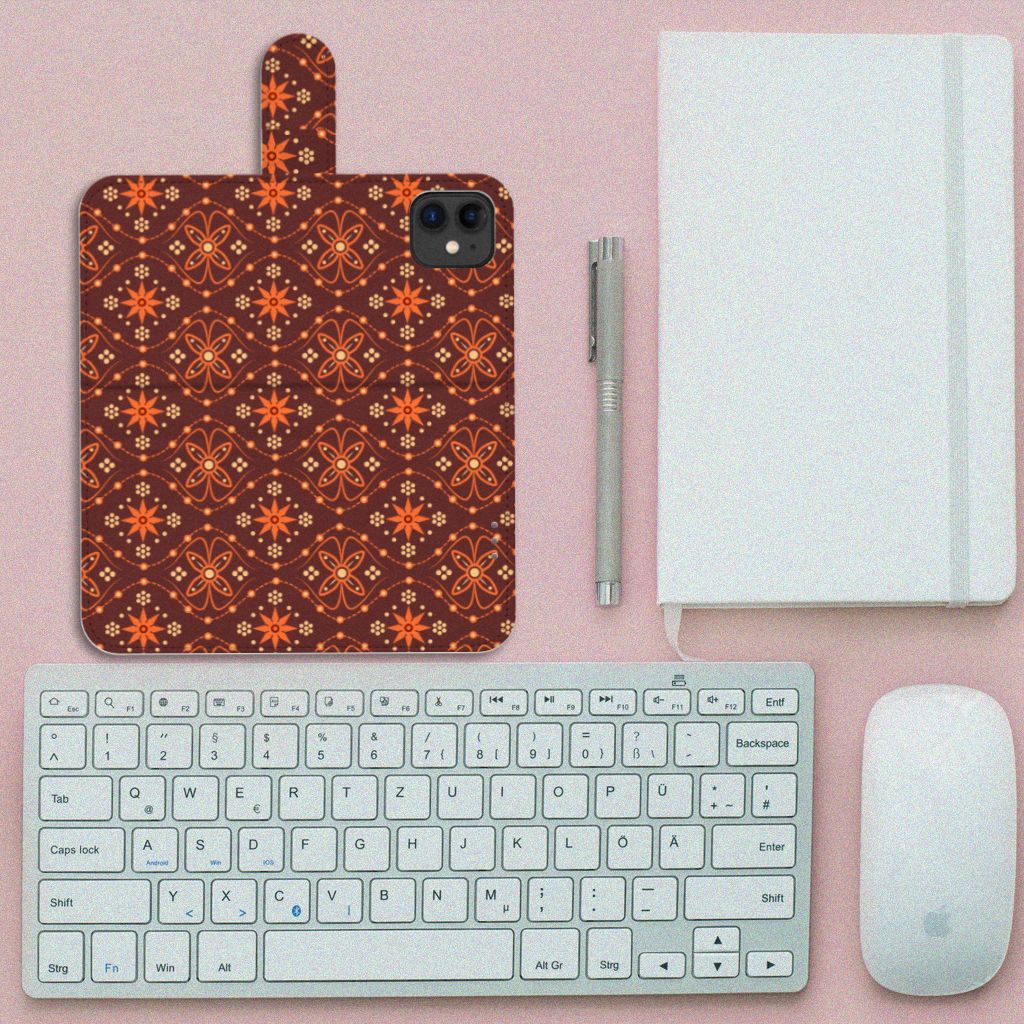 Apple iPhone 11 Telefoon Hoesje Batik Brown