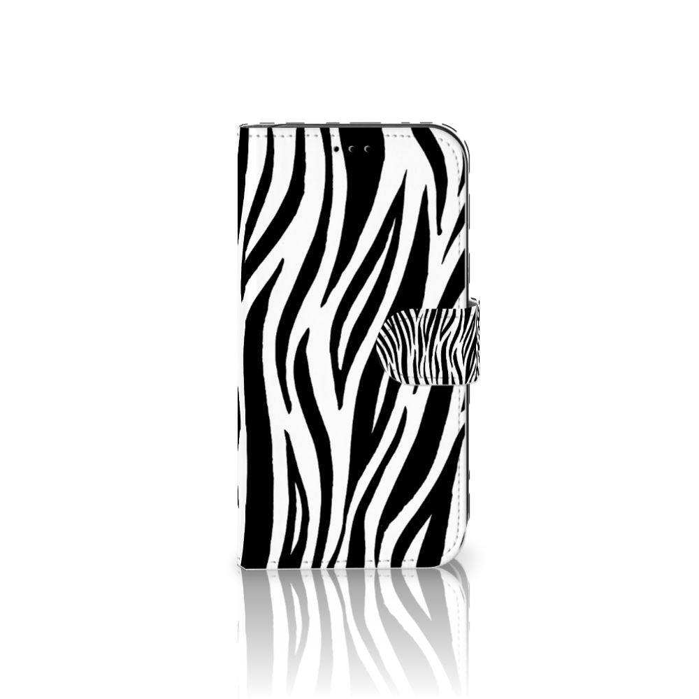Apple iPhone 11 Telefoonhoesje met Pasjes Zebra