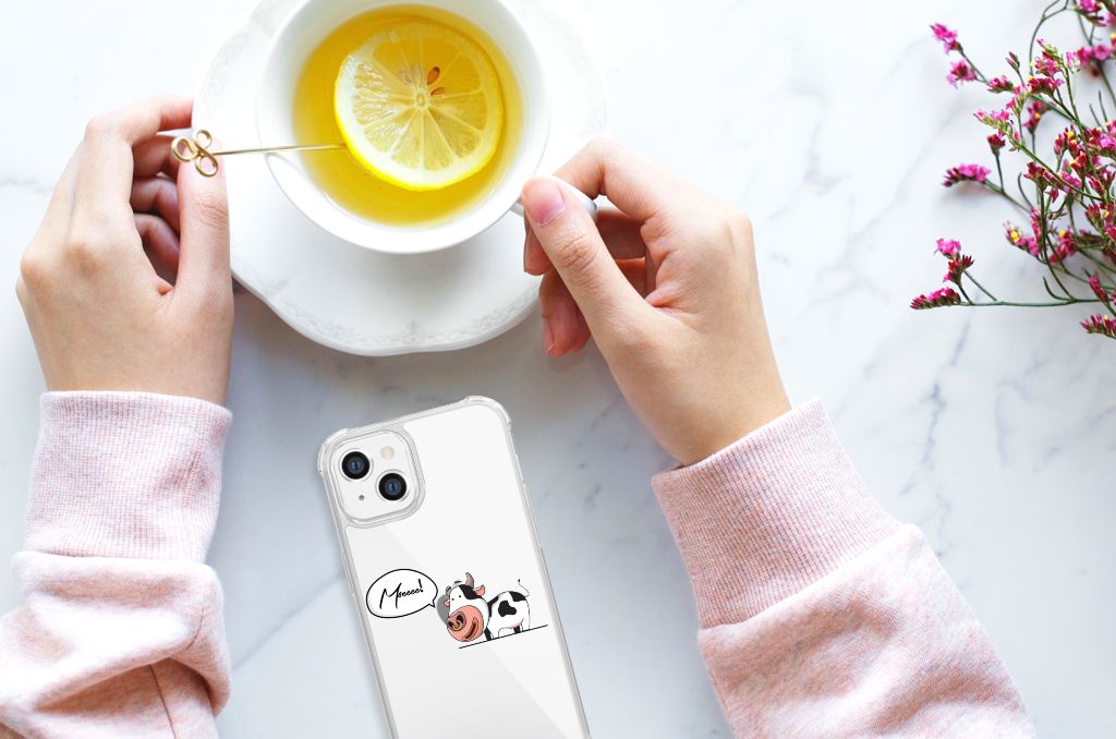 Apple iPhone 14 Plus Stevig Bumper Hoesje Cow B2C Telecom