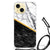 Apple iPhone 15 Anti-Shock Hoesje Marmer Wit Zwart - Origineel Cadeau Man B2C Telecom