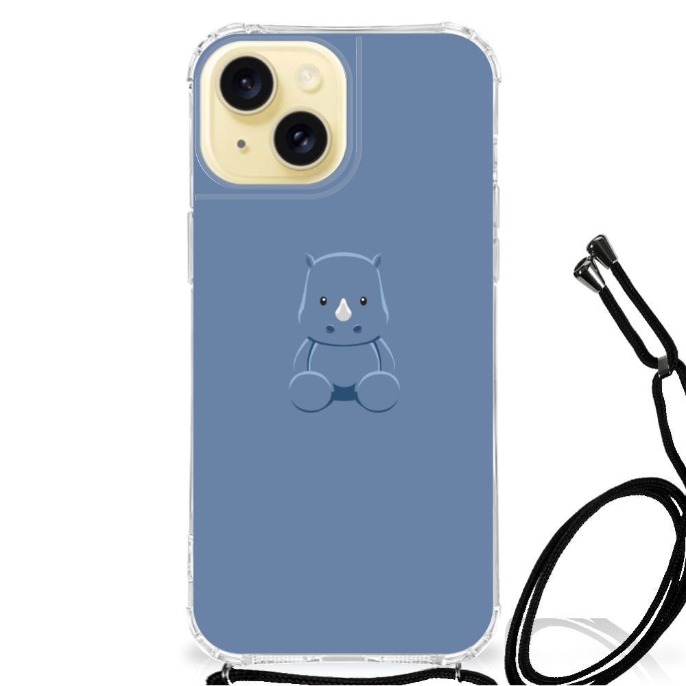 Apple iPhone 15 Stevig Bumper Hoesje Baby Rhino B2C Telecom