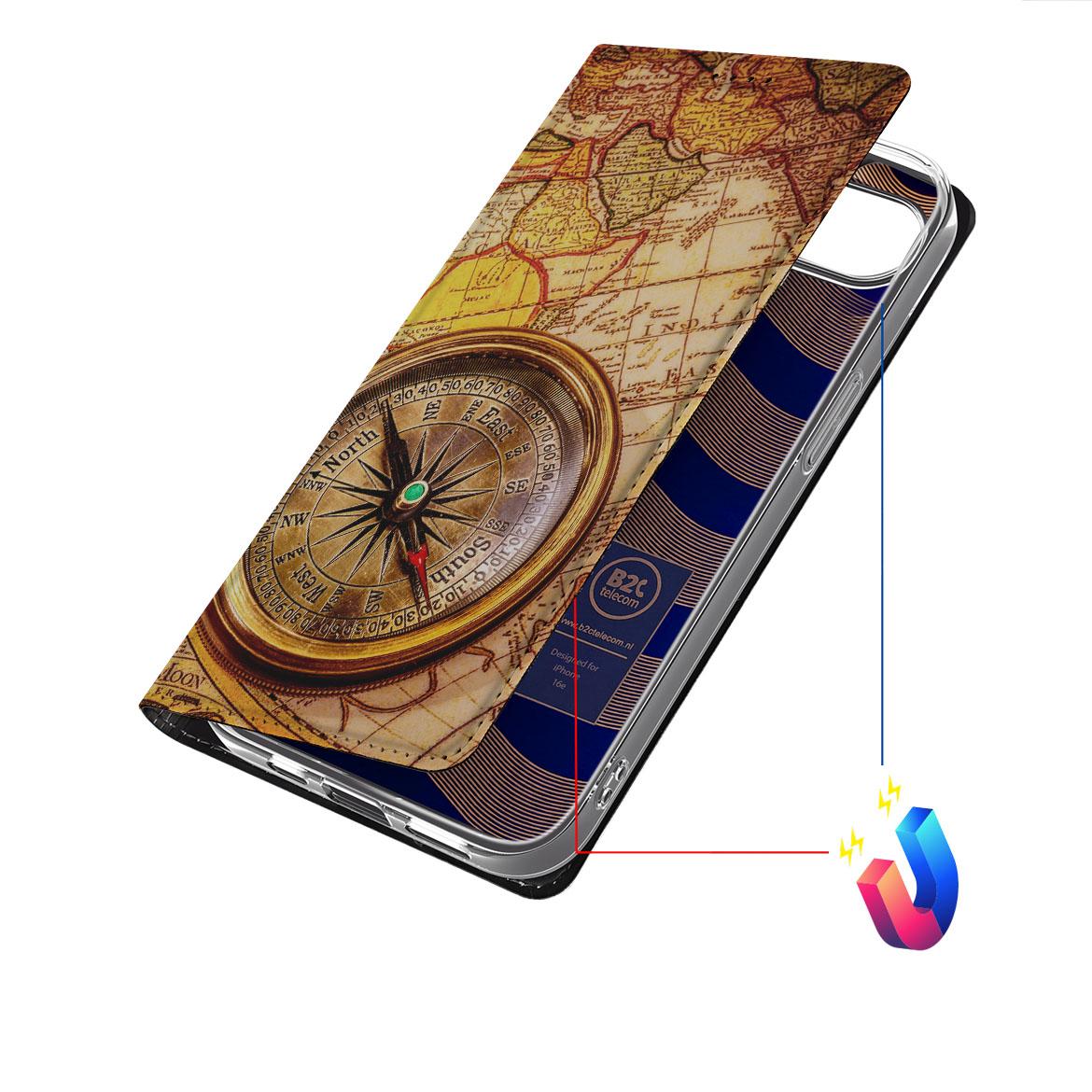 Apple iPhone 16e Book Cover Kompas kompas voorkant
