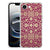 Apple iPhone 16e Hoesje - Barok Pink TPU Antishock barok pink design voorkant achterkant