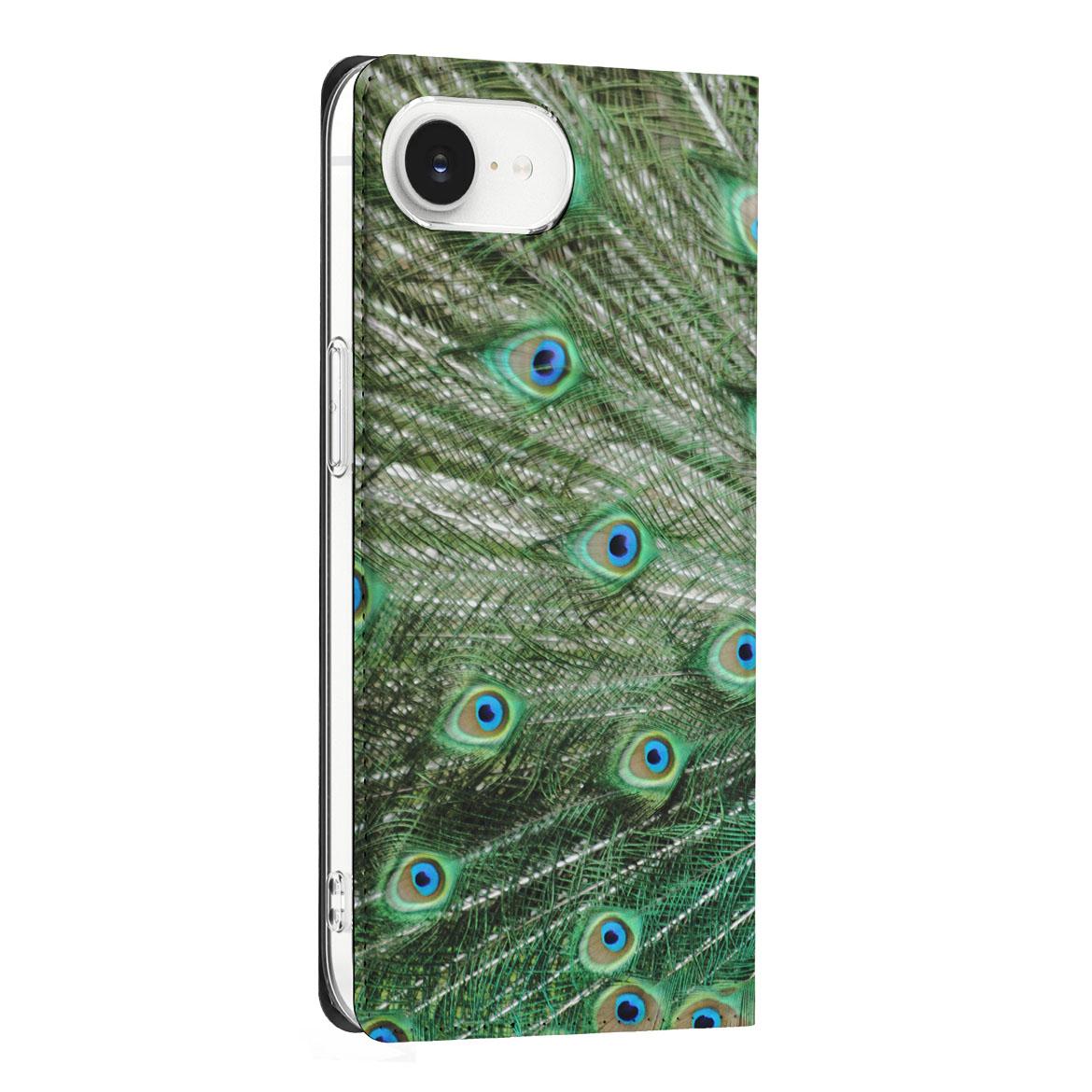 Apple iPhone 16e Hoesje maken Pauw hoesje pauw design zijkant