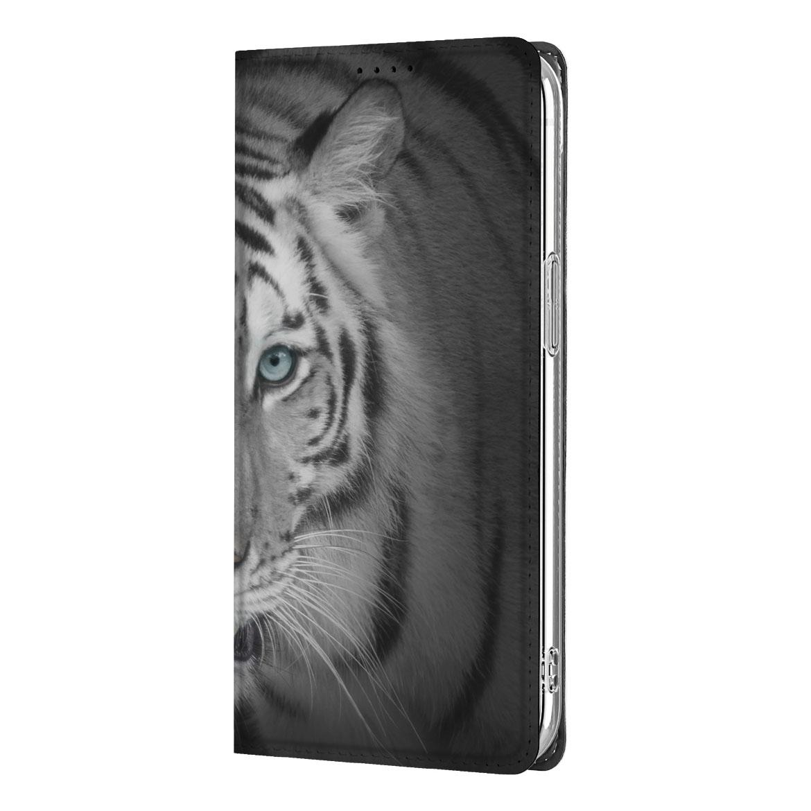Apple iPhone 16e Hoesje maken Tijger stand witte tijger aanzicht