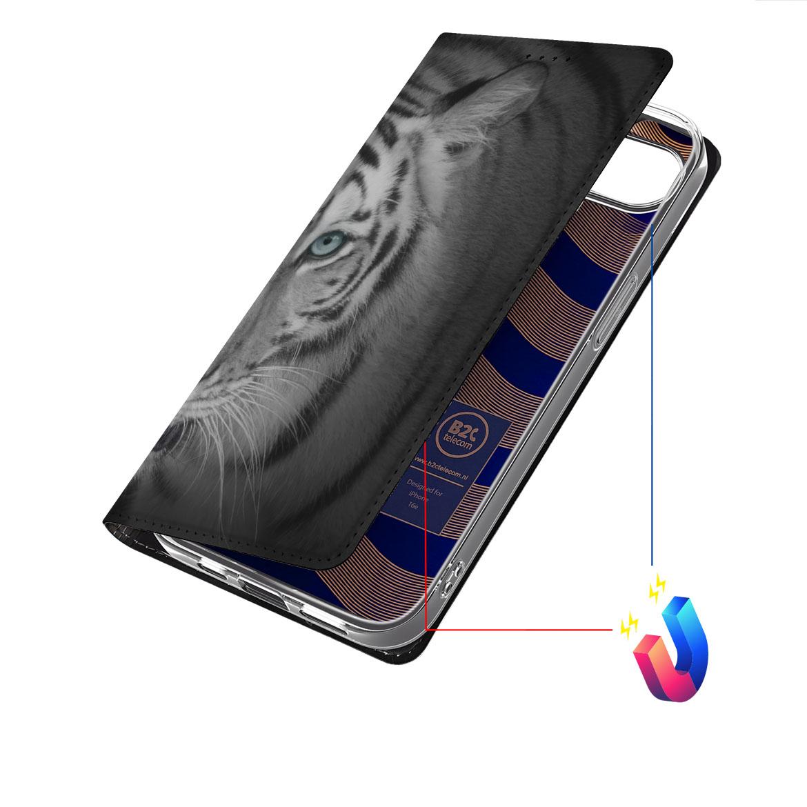 Apple iPhone 16e Hoesje maken Tijger hoesje tijger design voorkant