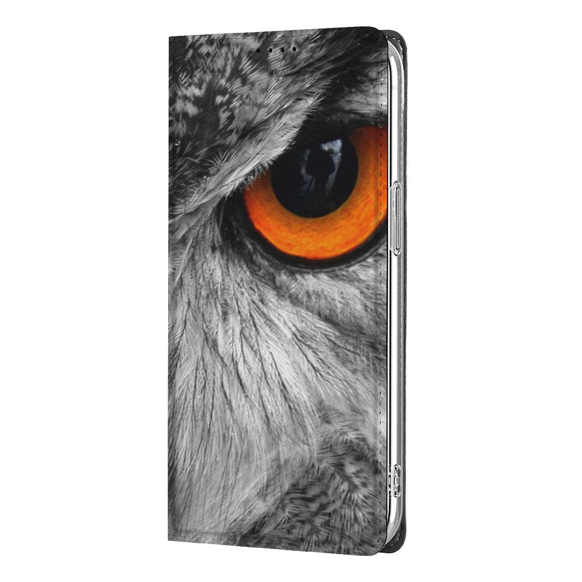 Apple iPhone 16e Hoesje maken Uil design uil zijaanzicht