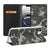 Apple iPhone 16e Hoesje met Magneet Army Light camouflage design achterzijde