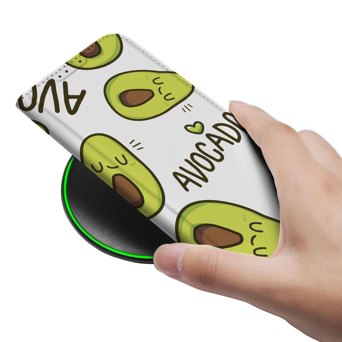 Apple iPhone 16e Magnet Case Avocado Singing hand view