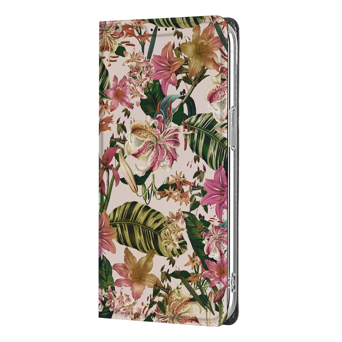 Apple iPhone 16e Smart Cover Flowers bloemen design zijaanzicht