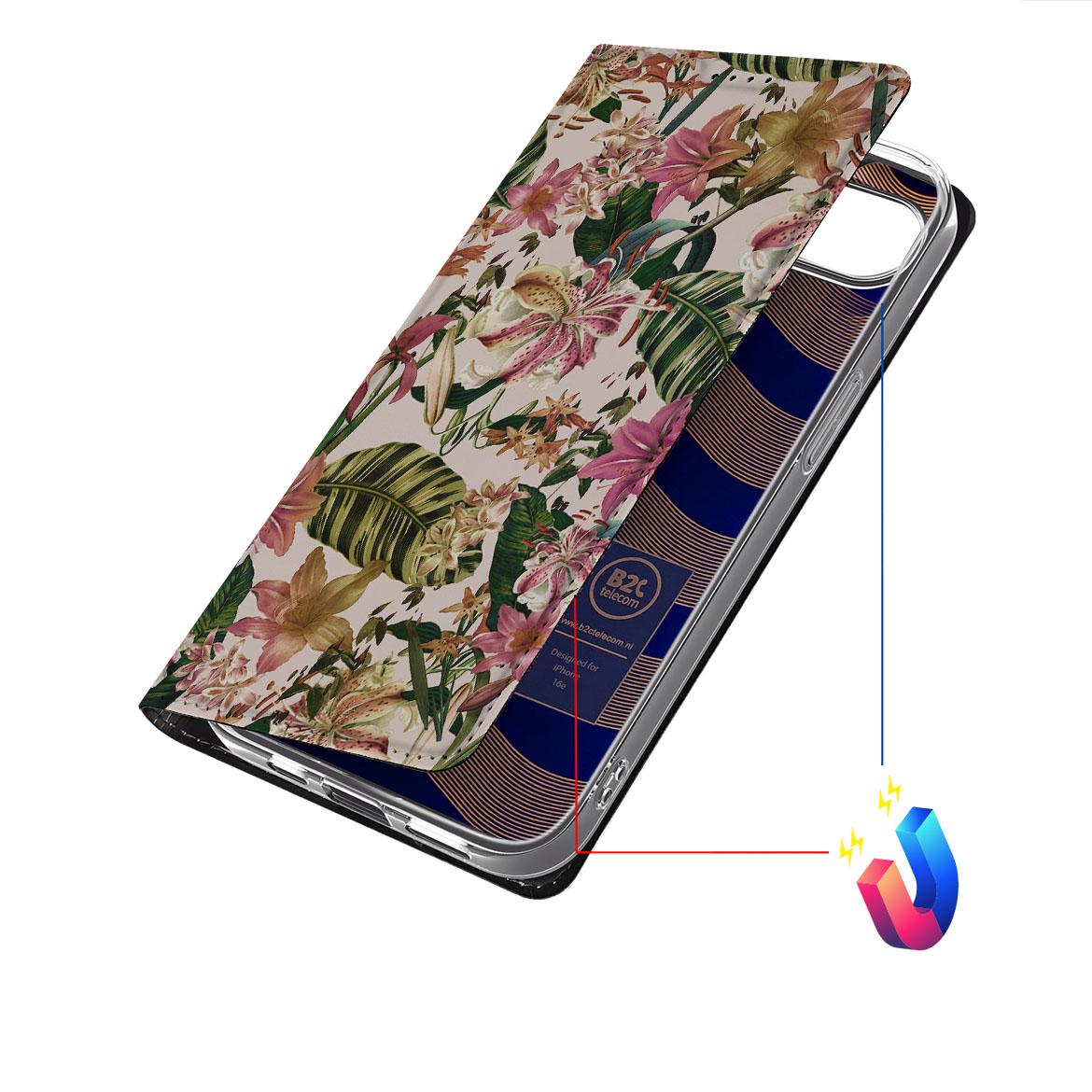 Apple iPhone 16e Smart Cover Flowers Flowers design bovenaanzicht