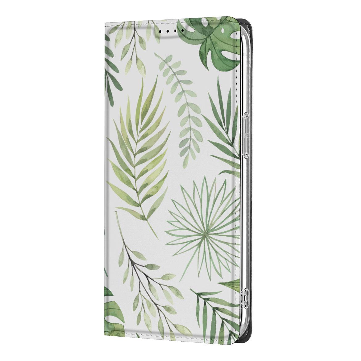 Apple iPhone 16e Smart Cover Leaves bladeren design aanzicht