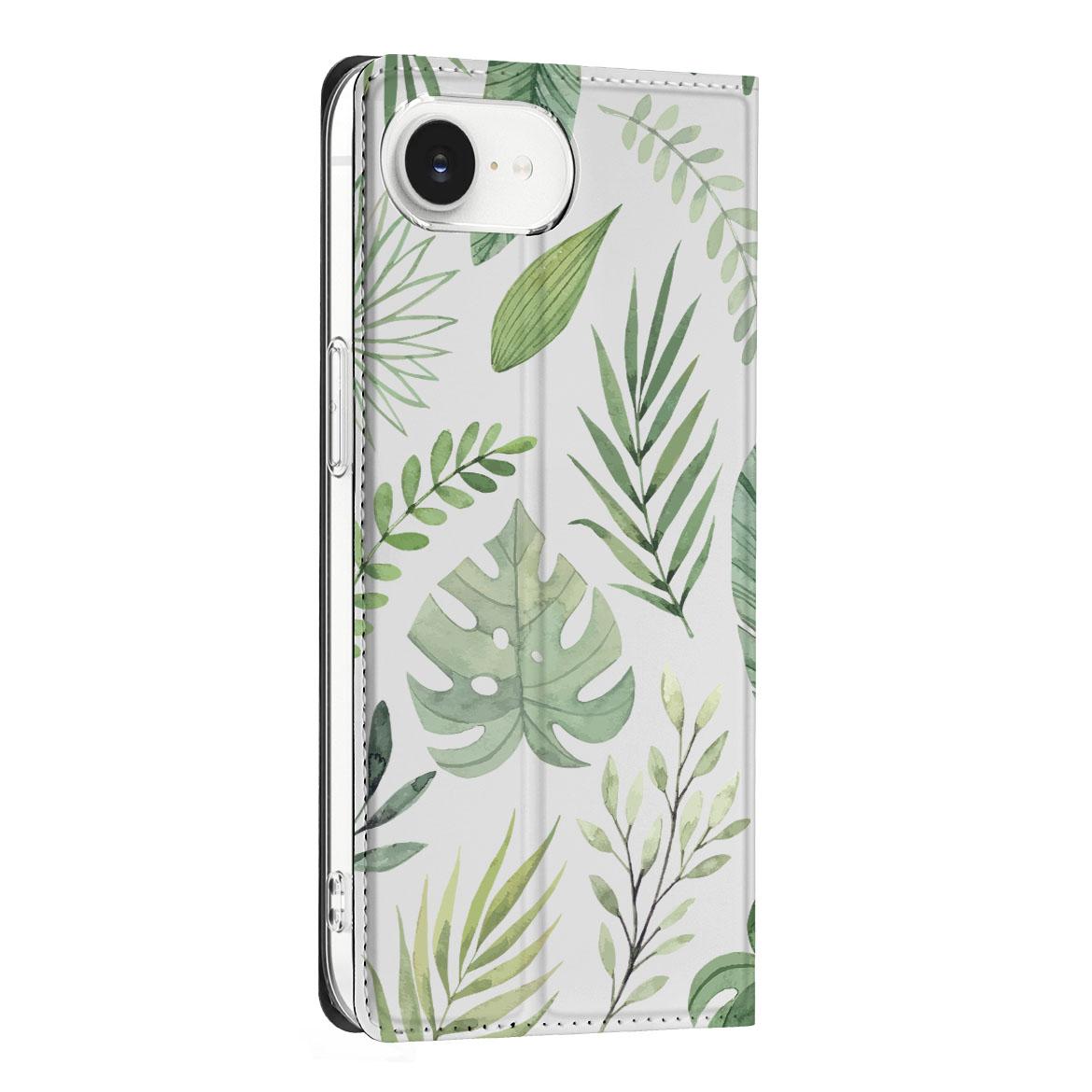 Apple iPhone 16e Smart Cover Leaves design leaves aanzicht