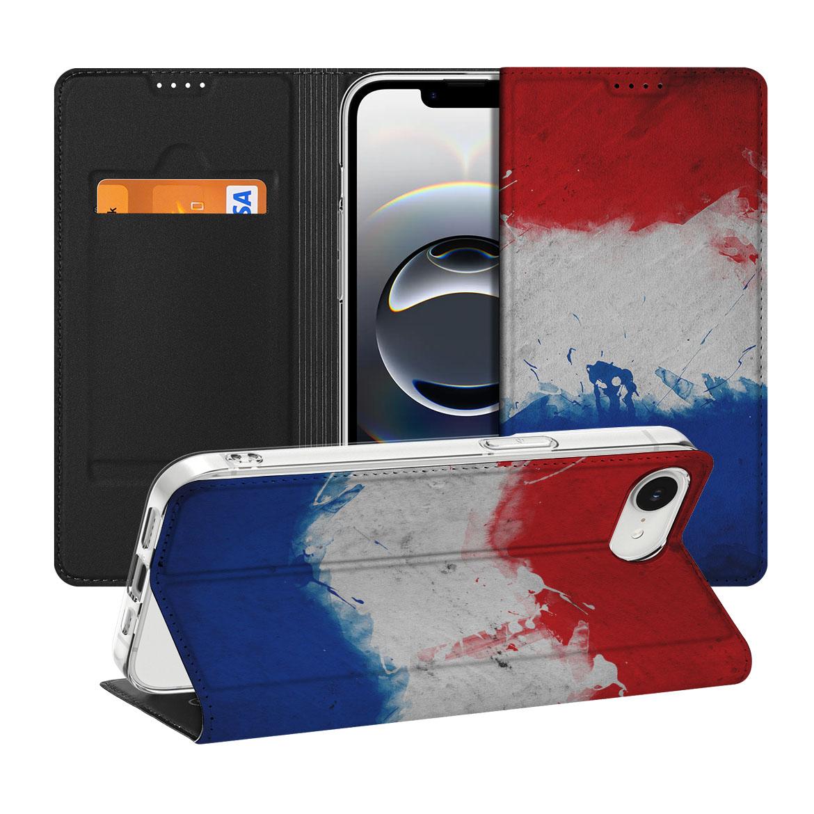 Apple iPhone 16e Standcase Nederland design Nederlandse vlag voorkant achterkant