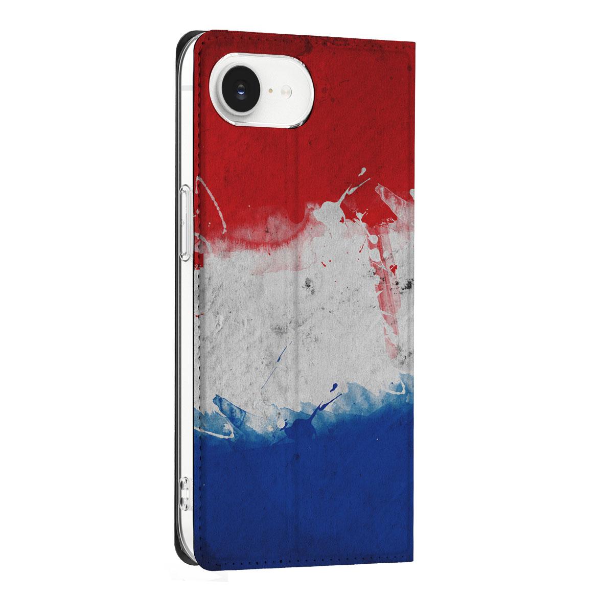 Apple iPhone 16e Standcase Nederland design Nederlandse vlag aanzicht