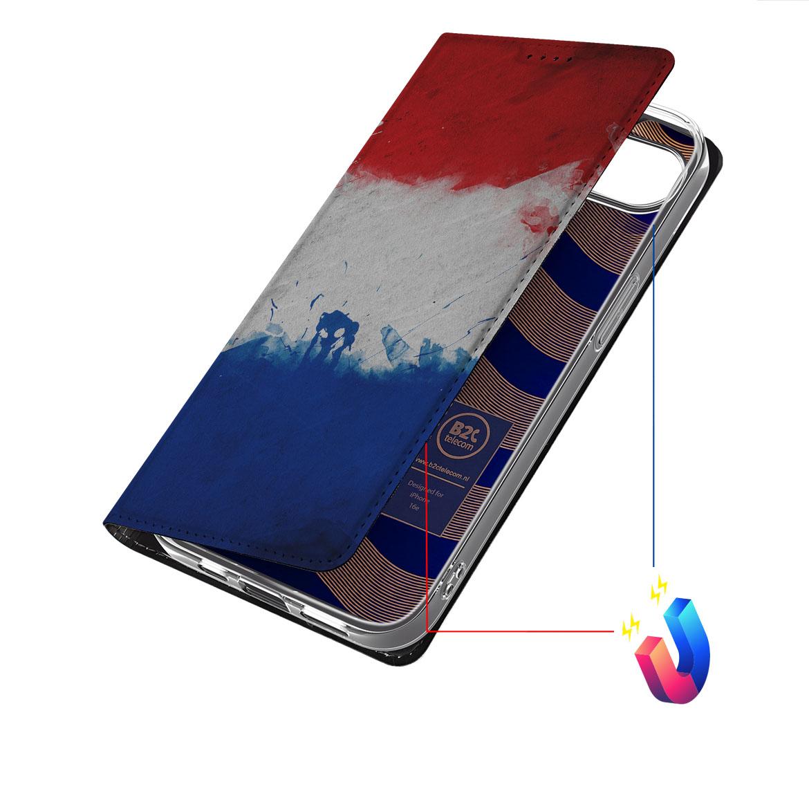 Apple iPhone 16e Standcase Nederland design Nederlandse vlag aanzicht
