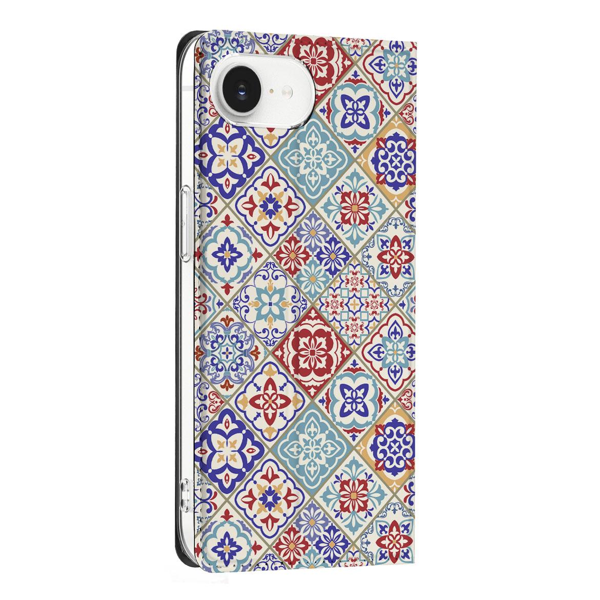 Apple iPhone 16e Standcase Tiles Color design Tiles Color aanzicht