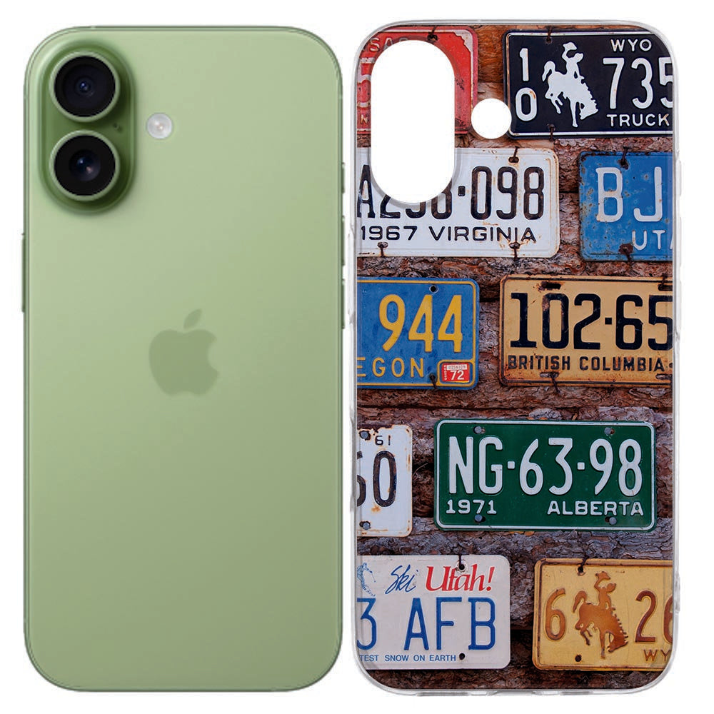Apple iPhone 17 Softcase Back cover Kentekenplaten