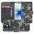 Apple iPhone 17 Portemonnee Hoesje Army Light Camouflage TPU camouflage bookcase voorzijde