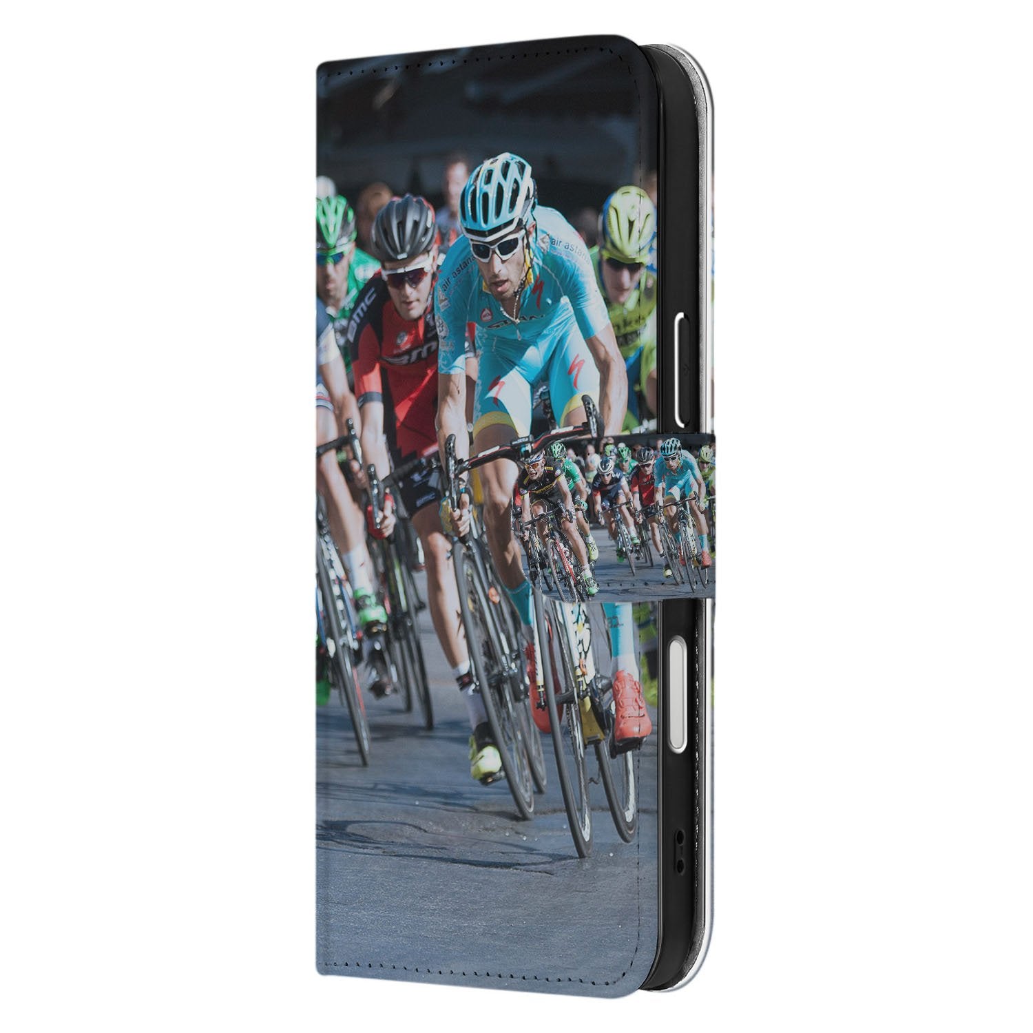 Apple iPhone 17 Pro Hoesje Maken met Foto Portemonnee Case fietsers wedstrijd