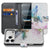 Apple iPhone 17 Pro Max Portemonneehoes Vogel Print Met 3 Pasjes Kolibrie Design Voorkant