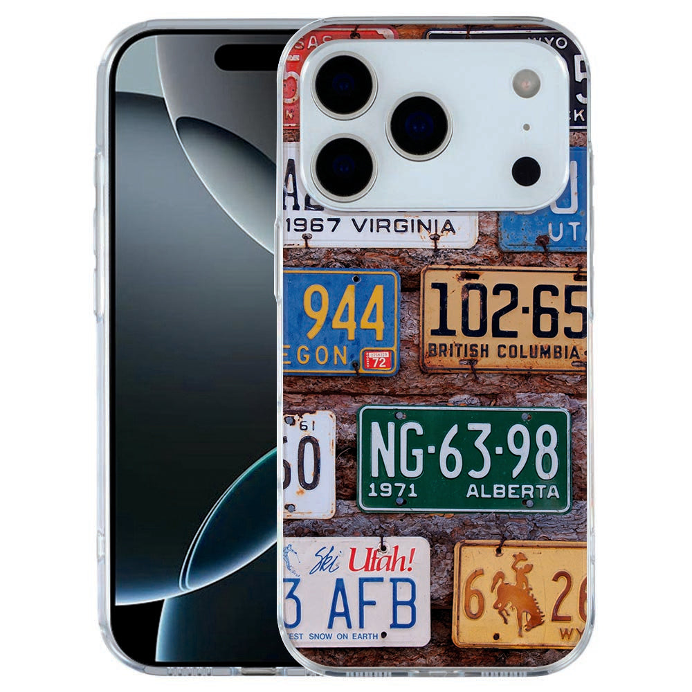 Apple iPhone 17 Pro Softcase Back cover Kentekenplaten
