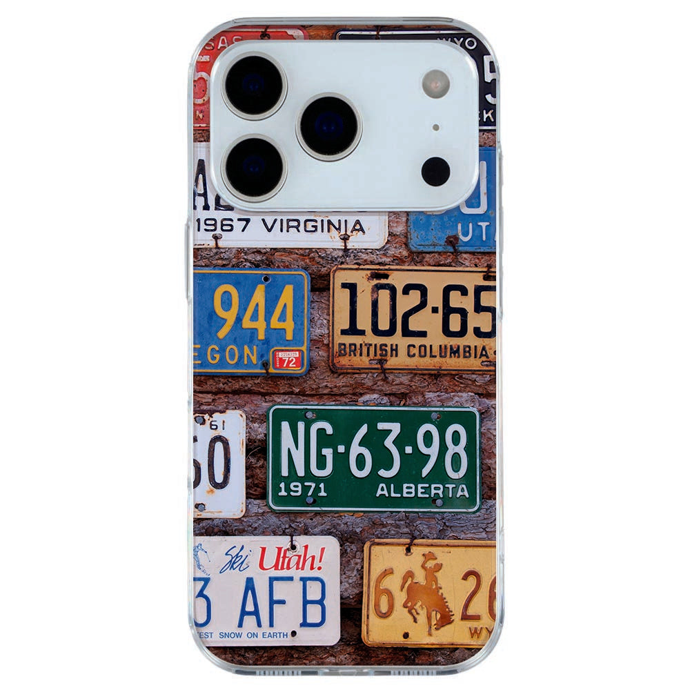 Apple iPhone 17 Pro Softcase Back cover Kentekenplaten
