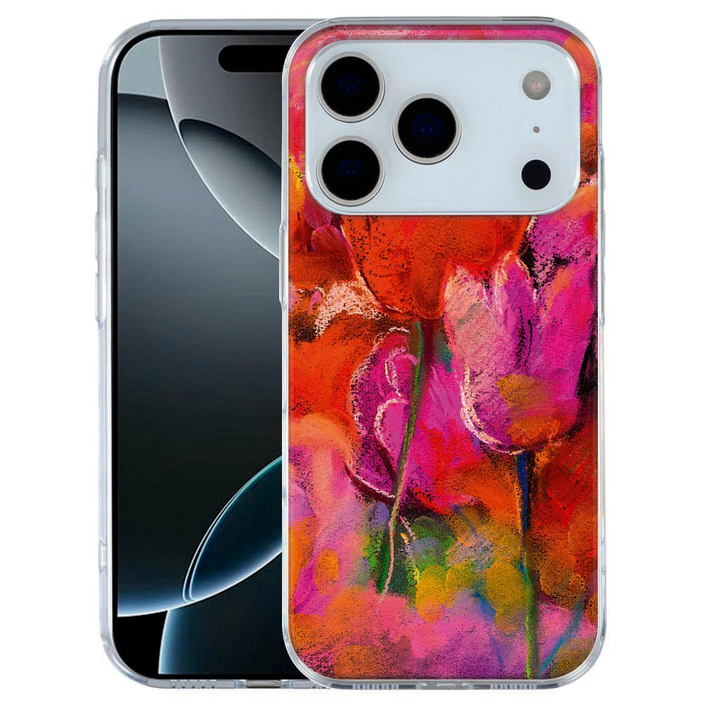 Apple iPhone 17 Pro Softcase Back cover Tulips