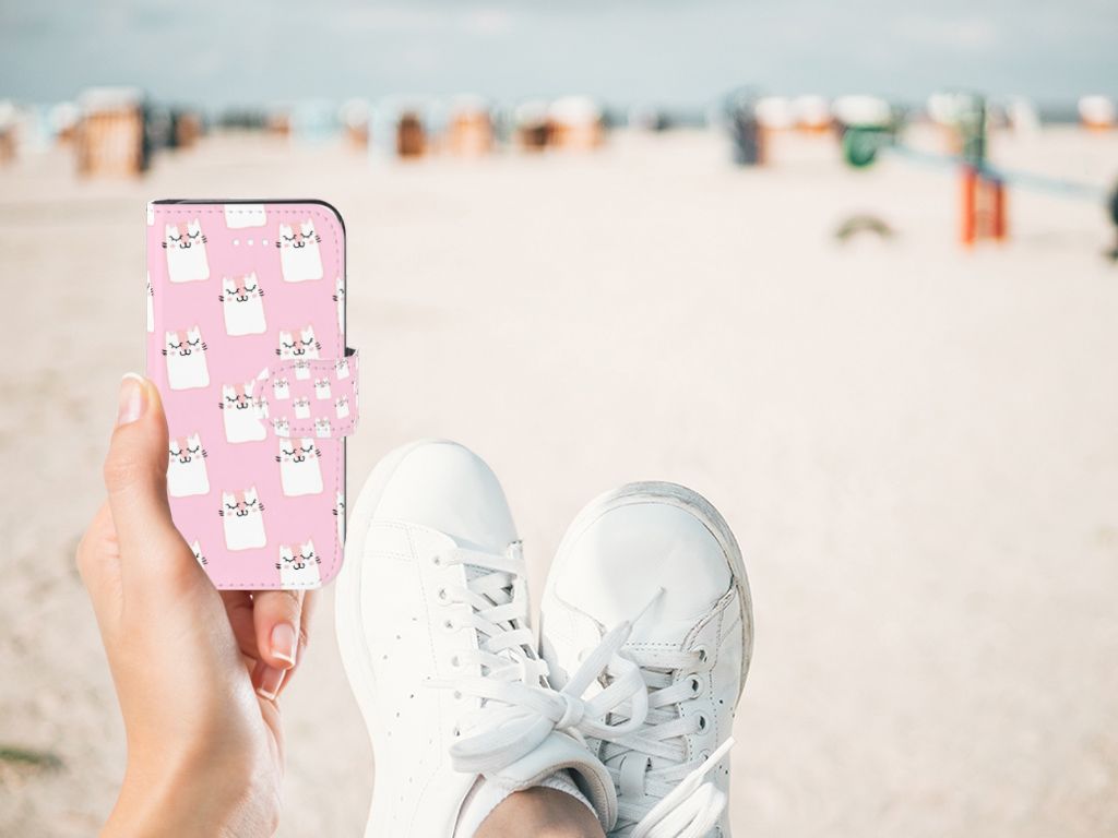 Apple iPhone 5 | 5s | SE Telefoonhoesje met Pasjes Sleeping Cats by B2Ctelecom