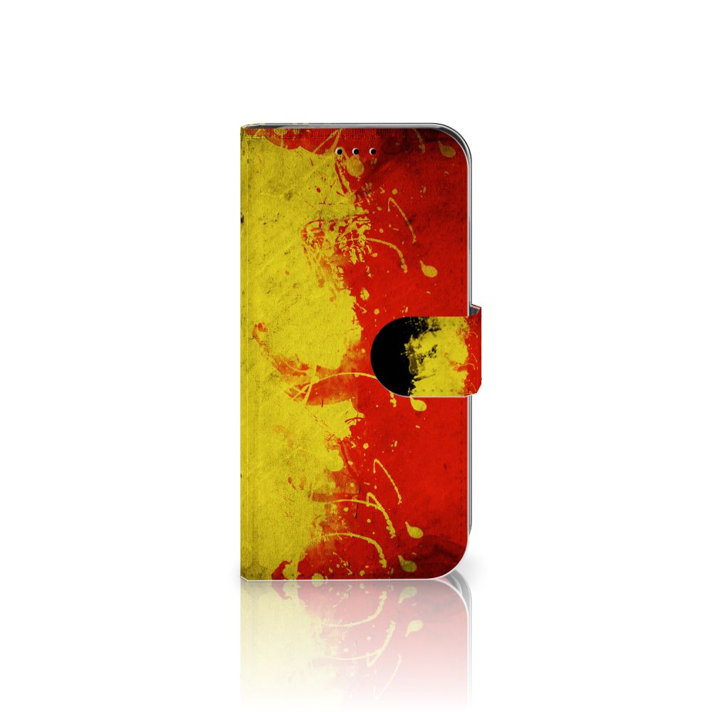 Apple iPhone X | Xs Bookstyle Case België design hoesje Belgische kleuren voorkant
