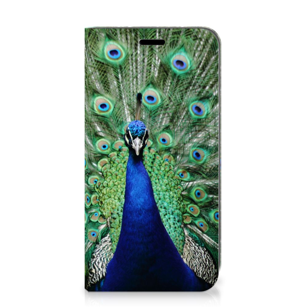 Apple iPhone Xr Hoesje maken Pauw hoesje pauw voorkant