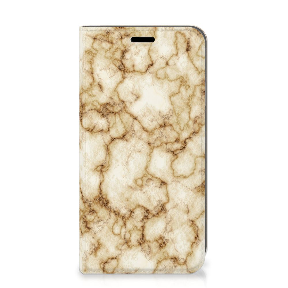 Apple iPhone Xr Standcase Marmer Goud