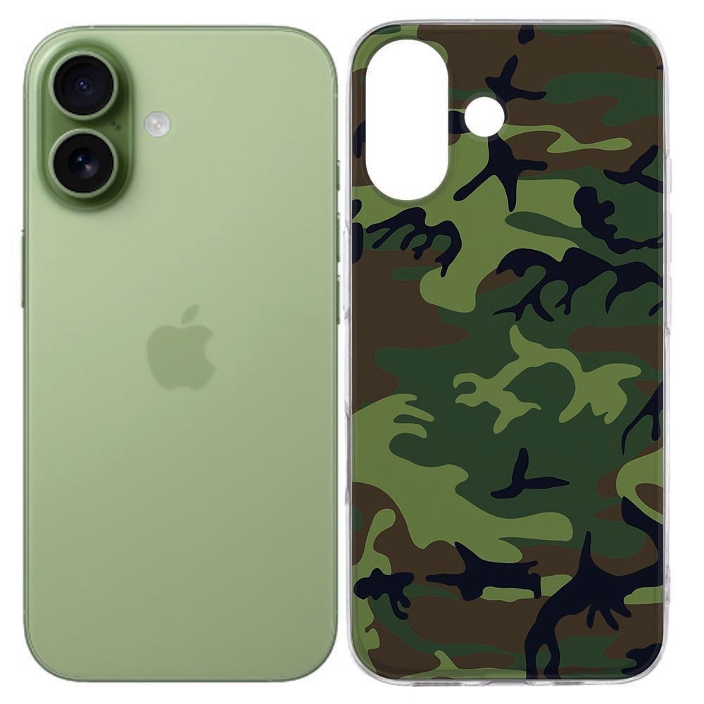 TPU Hoesje Apple iPhone 17 Army Dark