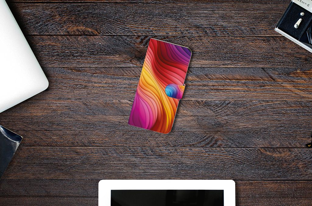 Book Case voor Xiaomi Redmi Note 13 Pro Plus Regenboog