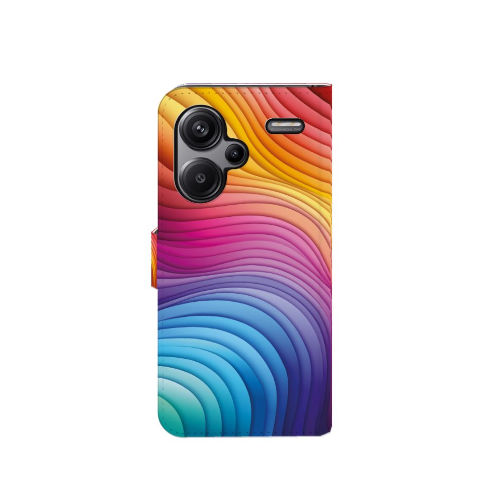 Book Case voor Xiaomi Redmi Note 13 Pro Plus Regenboog