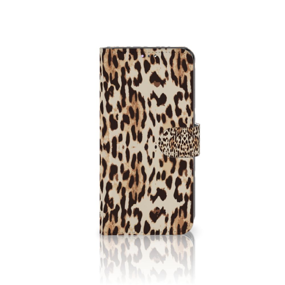 Samsung Galaxy A32 4G Telefoonhoesje met Pasjes Leopard
