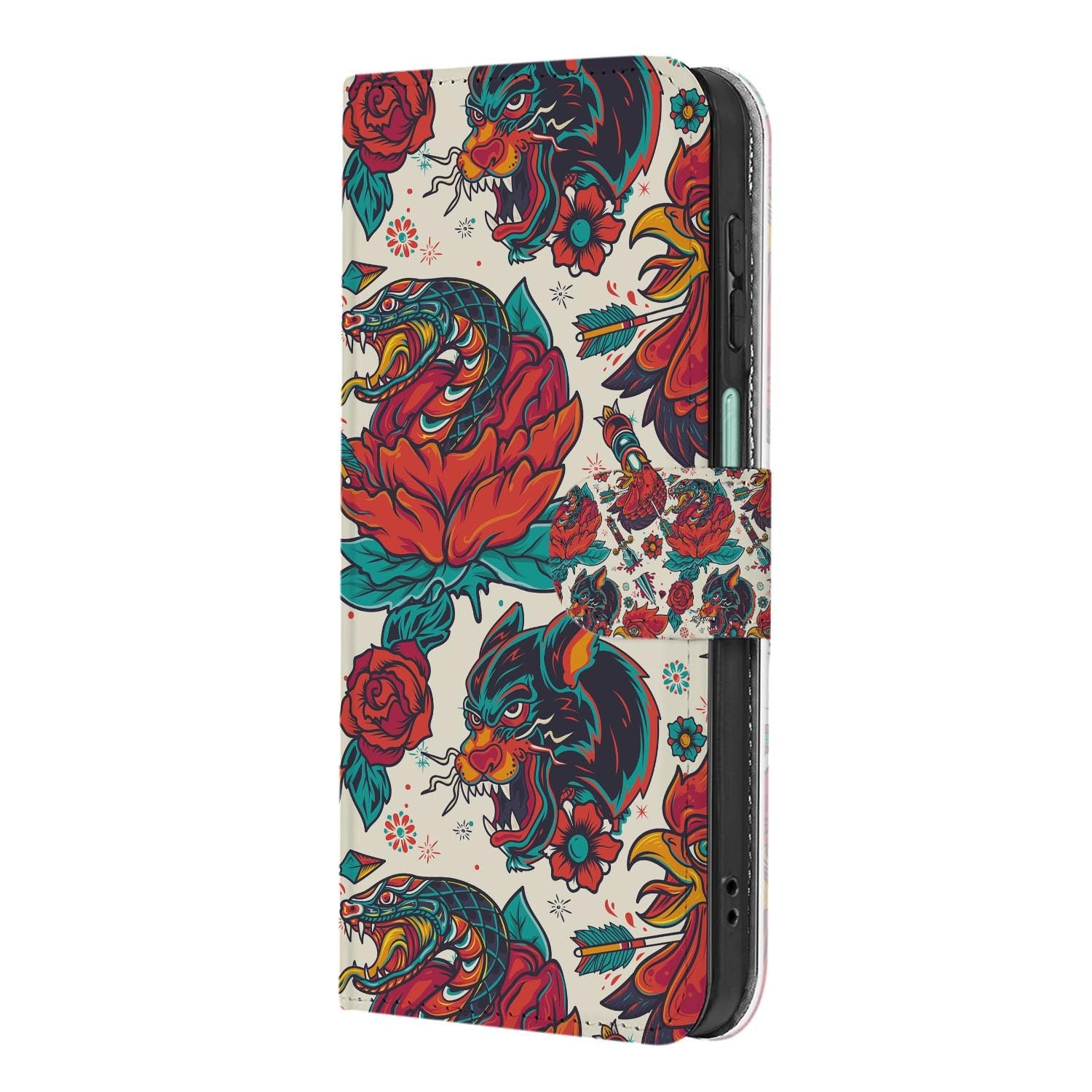 Samsung Galaxy A27 bookcase Old Skool, achterkant met camera-uitsparing
