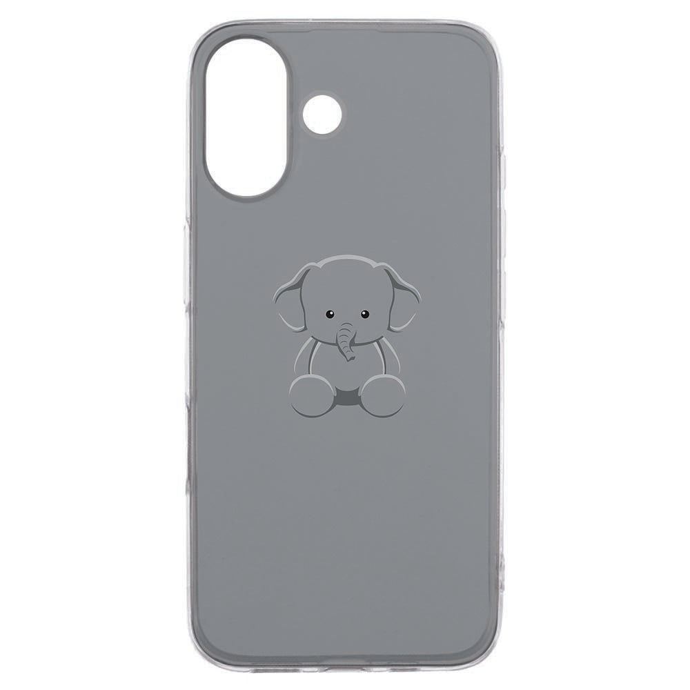 Apple iPhone 17 Softcase Siliconen hoesje Baby Olifant