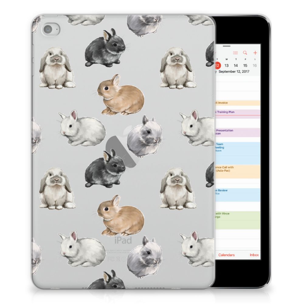 Back Case voor Apple iPad Mini 4 | Mini 5 (2019) Konijntjes