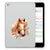Back Case voor Apple iPad Mini 4 | Mini 5 (2019) Paard met een mooie paardenafbeelding en bloemen.