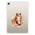 Back Case voor Apple iPad mini 6 (2021) Paard met mooie bloemen en een paardenhoofd 🐴.