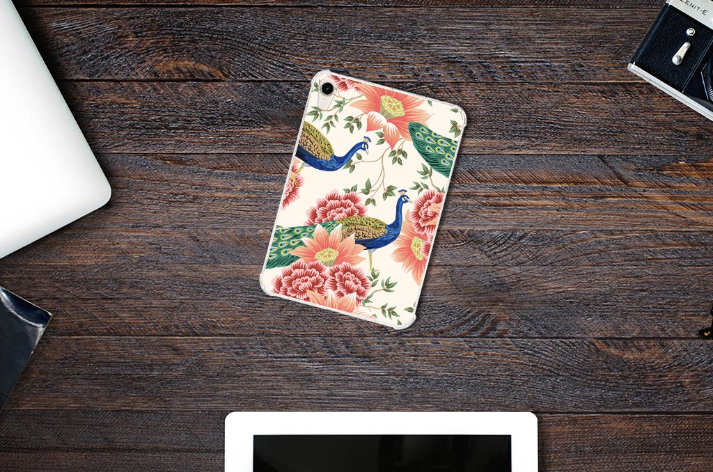Back Case voor Apple iPad mini 6 (2021) Pink Peacock - B2C Telecom