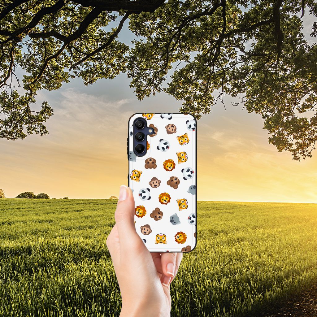 Back Case voor Samsung Galaxy A15 Dieren Emojis B2C Telecom